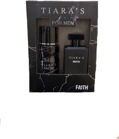 Resim Tiaras Faith Edt 100 ml 150 ml Deodorant Erkek Parfüm Seti 8698438201056 