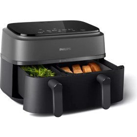 Resim Philips Airfryer Yeni Nesil Çift Hazneli Yağsız Hava Fritözü (9 Litre) 