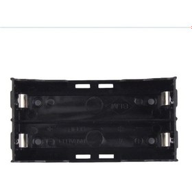 Resim 18650 Pil Uyumlu İKİLİ Pil Yatağı Pil Yuvası Pil Kutusu 2'li 