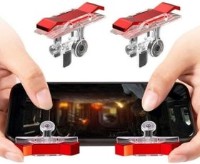 Resim Tüm Telefonlarla Uyumlu PUBG Nişan Tetik Düğmesi ve Oyun Kumandası – Ergonomik Tasarım, Dayanıklı, Konforlu Kullanım, Mobil Oyunlar İçin İdeal 