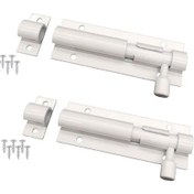 Resim Adet Kalınlaştırılmış F Tipi Cıvata Alüminyum Alaşımlı Kapı Cıvatası Hırsızlığa Karşı Toka 