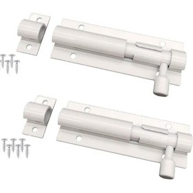 Resim Adet Kalınlaştırılmış F Tipi Cıvata Alüminyum Alaşımlı Kapı Cıvatası Hırsızlığa Karşı Toka 