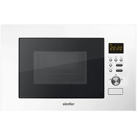 Resim Simfer MD2330 23 LT Beyaz Full Ankastre Mikrodalga Fırın 