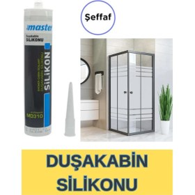Resim Kl Home Duşa Kabin Silikon-Profesyonel Kalite Duşakabin Silikonu Şeffaf Küf ve Mantar Yapmaz ( 1 Adet ) 
