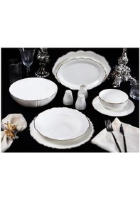 Resim Massimo Victoria Gold 56 Parça Yemek Takımı 
