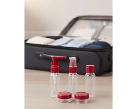 Resim Nevamel® Taşınabilir 5 Parça Seyahat Kozmetik Dolum Seti 30 ml 