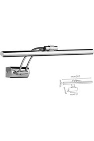 Resim Genel Markalar FLÜT APLİK KROM KASA BEYAZ IŞIK 