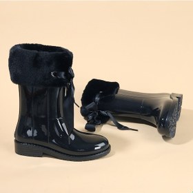 Resim Igor Campera Charol Soft Kız Çocuk Su Geçirmez Yağmur Kar Çizmesi W10239 Siyah 001 