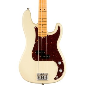 Resim Fender American Professional II Precision Bass 4 Telli Bas Gitar - Olympic White / Maple 