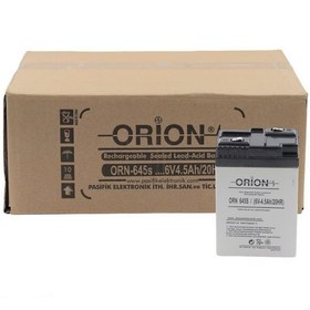 Resim Orion Orn645s 6v 4.5 Ah 20 Adet Işıldak Aküsü - Geçmeli Tip Akü 