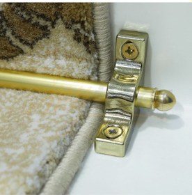 Resim Plastik Halı Tutucu Merdiven Dip Çubuğu Sarı - Ince / 130cm 