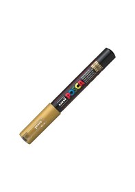 Resim Uni Pc-1M Posca Boyama Markörü 0.7 Mm Altın 6 Adet 