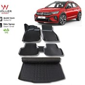 Resim Vw Taigo Paspas Bagaj Havuzu Set 2022 Sonrası 3D Ultraflex 