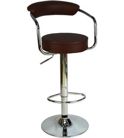 Resim Bürocci Monica Bar Sandalyesi-Kahverengi-9510Q0121 Çok Renkli 