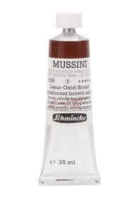 Resim Mussini 35Ml Yağlı Boya Seri:1 No:669 Translucent Brown Oxide 