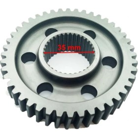 Resim Atv Difransiyel Dişlisi 44T Iç 35X34 Frezeli 6 Delikli Öm 