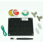 Resim 9 Parça Anakart Bga Pcb Bord Tutucu Entegre Kalıplama Metal Stand Best