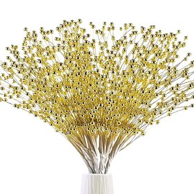 Resim 20 adet 4mm Yapay İnci Çubukları - El Yapımı Boncuk İpleri DIY Buketler, Düğün & Parti Süslemeleri için 