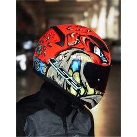 Resim LS2 Rapıd 2 Spox Kırmızı-Gri Kask 