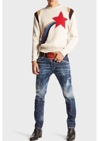 Resim Dsquared2 Erkek Kot Pantolon S71lb1368 S30342 470 Lacivert 