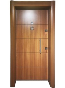 Resim Çelik Kapı Modelleri Eskitme Kasa Düz Model Daire Kapısı Sol 1 