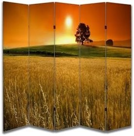 Resim Manzara Temalı Özel Tasarım Paravan Room Divider PRV1048, 180 x 180 