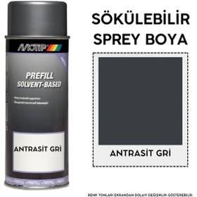 Resim Motip Plasti Dip 400 ml Sökülebilir Kauçuk Mat Antrazit Gri Ral 7016 Sprey Boya 