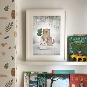 Resim Ayı ve Arkadaşları Canvas Poster 