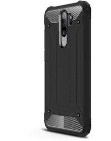 Resim Microsonic Xiaomi Redmi Note 8 Pro Kılıf Rugged Armor Siyah 