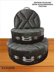 Resim Sonem Çeyiz Çeyiz Sandığı Gelin Damat Bavul Çanta Sandık Hurç 3lü 0522 