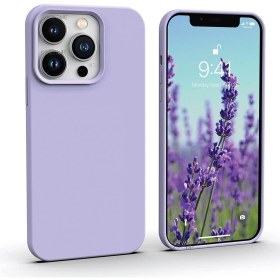 Resim M.TK Moveteck Iphone 14 Pro Max 6.7inç Uyumlu Kamera Lens Çıkıntılı Içi Kadife Silikon Soft Mat Renkli Liquid Yumuşak Şık Yeni Kapak Sıvı Süet 