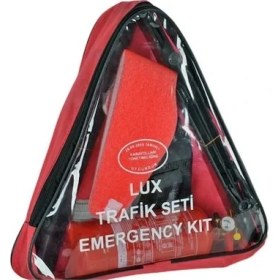 Resim Poyraz Yangın Üçgen Trafik Seti Muayene Uyumlu 4 Yıllık Yangın Tüplü 