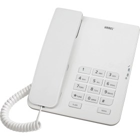 Resim Omrs Store TM140 Krem TM140 Krem Kablolu Telefon, Beyaz 