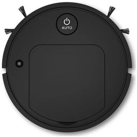 Resim Yeni Usb Şarj Edilebilir 5'i 1 Arada Robotlu Süpürge Otomatik Temizleme Süpürme Black Siyah 