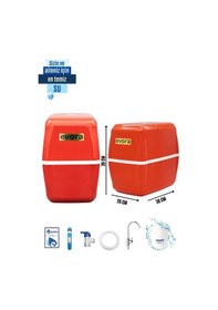 Resim 5 Aşamalı 10 Lt Kapalı Oval Kasa Pompasız Su Arıtma Cihazı 