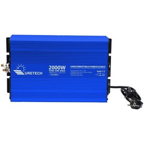 Resim URETECH 2000 Watt 12 Volt Tam Sinüs Akü Şarjlı Ups Inverter 