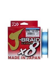 Resim J-braid Grand 135mt 0.13mm 8x Island Blue İp Misina 