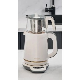 Resim Homend Royaltea 1760H Konuşan Çay Makinesi Krem Gold 