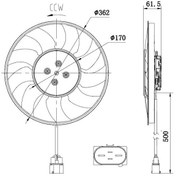 Resim NRF 47931 | Audi A4-A5 Toureg Fan Motoru 8W0959455ad 