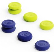 Resim Gajeena Oyun Konsolu Joystick Kapağı - Switch/lite/oled, Ps4/ps5 Uyumlu, 6'lı Set, Sarı+mavi, Oyun Deneyimini Artırır 