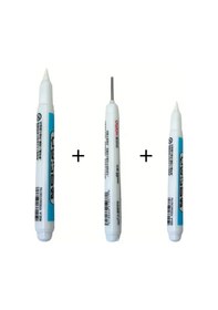 Resim Marker Seti 3'lü Beyaz, Hızlı Kuruyan, Su Geçirmez Ve Uzun Ömürlü, Cam, Deri, Ahşap, Metal Yüzeyler 