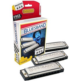 Resim Hohner Blues Mızıka Seti (Do-Sol-La Majör) 