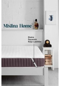 Resim Kapitone Microfiber Köşe Lastikli Ped Sıvı Geçirmez Tek - Çift Kişilik Yatak Koruyucu Alezi 