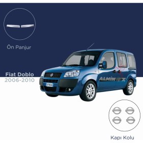 Resim Alminox Oto Aksesuar Fiat Doblo 2006-2010 Set 6 Prç 
