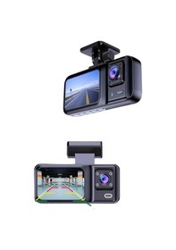 Resim Dvr Araç İçi Kamera Ön Ve İç Kamera 2 İnç Ekranlı Çift Kamera - E 