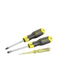 Resim Stanley 065012 Tornavida Takımı 3 Parça Cushiongrip 