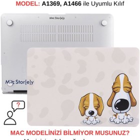 Resim Mcstorey Macbook Air Kılıf 13 Inç Dog02nl (ESKİ USB'Lİ MODEL 2010-2017) A1369 A1466 Ile Uyumlu 