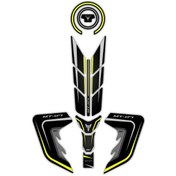 Resim Gp Kompozit Yamaha Mt-07 2018-2020 Uyumlu Tank Pad Seti Sarı (522061240) 