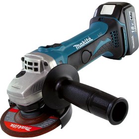 Resim Makita Dga452Rmj 115 Mm Lityum Akülü 18 Volt Avuç Taşlama Makinası 115 Mm 