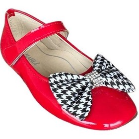 Resim Kız Çocuk Babet Ayakkabı Kırmızı-kırmızı Kırmızı 